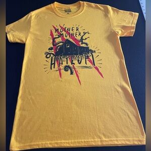 Mother Mother yellow Hayloft graphic band tee sz M